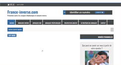 Desktop Screenshot of france-inverse.com