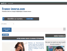 Tablet Screenshot of france-inverse.com